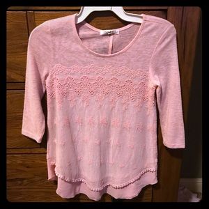 Gorgeous lace accent sweater